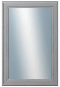 DANTIK - Zrkadlo v rámu, rozmer s rámom 40x60 cm z lišty STEP šedá (3019)