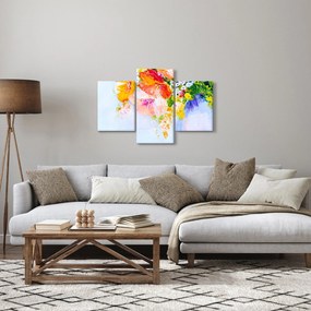 Obraz - Kvety, maľba (90x60 cm)