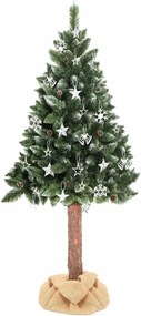Foxigy Vianočný stromček na pníku Borovica 190cm so Šiškami Luxury Diamond
