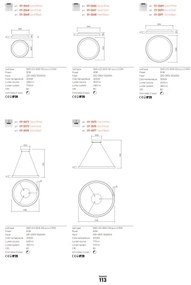 Redo 01-2672 - LED stmievateľný luster na lanku ICONIC LED/50W/230V pr. 58 cm biela