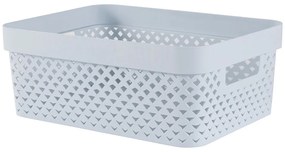 Svetlomodrý plastový úložný box 36x27x14 cm Pure – Curver