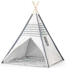Detské tipi ECOTOYS – stan s podlahou 120x160 cm