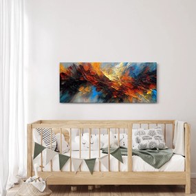 Obraz - Farebná textúra (120x50 cm)