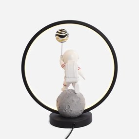 Zuma Line EX04F307U-1 - LED Stolná lampa ASTRONAUT LED/4W/5V čierna
