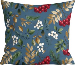 Flanelová obliečka na vankúš ROWANBERRY 45x45 cm, farebný