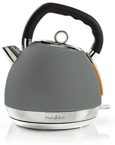Nedis KAWK520EGY − Rýchlovarná kanvica 1,8 l 1850-2200W/230V šedá