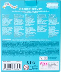 Modré detské nočné svietidlo Fizz Winston – SQUISHMALLOWS