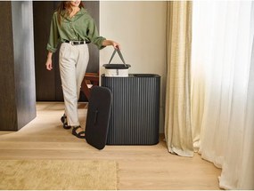 Čierny bambusový kôš na bielizeň 2x45 l Tota Luxe – Joseph Joseph