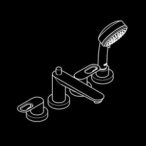 GROHE 2511900A - Vaňová batéria BAULOOP DN 20 lesklý chróm