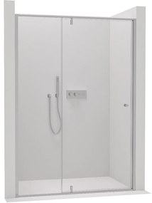 Cerano Santini, krídlové sprchové dvere 140x195 cm, 6mm číre sklo, chrómový profil, CER-CER-426214