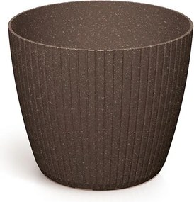 Kvetináč LAMIE ECOWOOD kávový