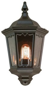 Elstead MD7-BLACK – Vonkajšie nástenné svietidlo MEDSTEAD 1xE27/60W/230V IP44 čierne