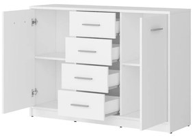 Komoda BRW Nepo Plus 6 (biela) . Vlastná spoľahlivá doprava až k Vám domov. 1098295