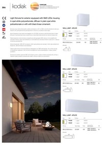 Redo 90325 - vonkajšie LED svietidlo KODIAK LED/8W/230V 4000K 20 cm IP65 biela