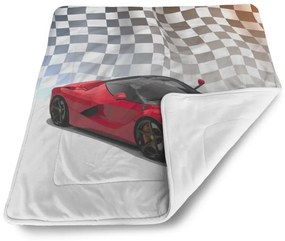 Sablio Deka pre bábätko Ferrari Závodná vlajka - 90x120 cm