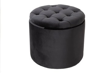 Taburetka Modern Barock čierna