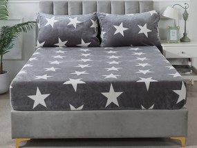 XPOSE® Mikroplyšová plachta LÝDIE Exclusive - sivá 90x200 cm