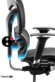 Kancelárska ergonomická stolička Diablo V-Commander čierna Diablochairs