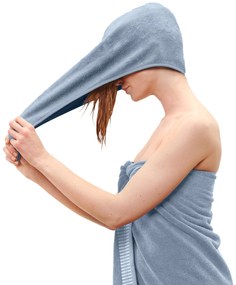 Uterákový turban, svetlomodrý