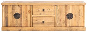 furniture-nabytek.cz - Masívny TV stolík Laredo z borovice, lakovaný, prírodná farba