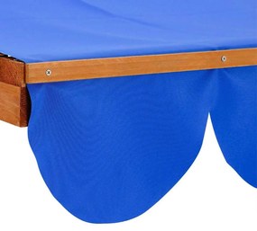 Drevené pieskovisko s clonou