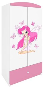 Skriňa Babydreams Ružová – Víla 1