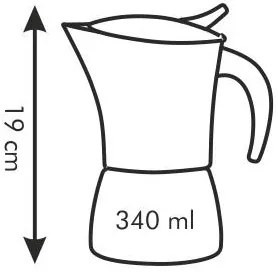 Tescoma MONTE CARLO 647106.00 - Kávovar MONTE CARLO, 6 šálok