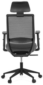 Kancelárska ergonomická stolička SENA — látka, čierna