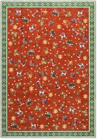 Villeroy & Boch Kusový koberec Toy's delight 106499 Red Green, 160x230, červená, obývacia izba