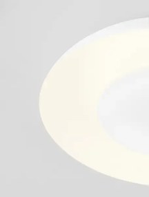 LED stmievateľné biele dizajnové stropné svietidlo Epos 40