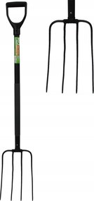 Garden Line 4-zubová poľnohospodárska vidlica s oceľovou rúčkou 120 cm *4044