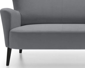 Dvojmiestna pohovka Next, šedá látka