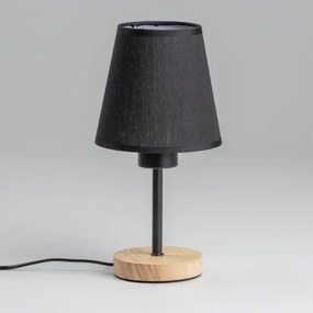 Brilagi - Stolná lampa NUBILA WOOD 1xE27/25W/230V dub/čierna