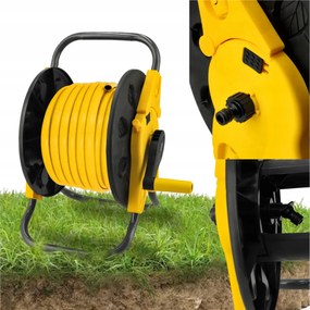 CROWNMAN Navíjací stojan na záhradnú hadicu 45m