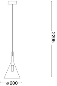 Ideal Lux - LED Luster na lanku EMPIRE 1xG9/3W/230V