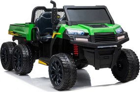 LEAN CARS Batériové vozidlo A730-2 Zelená a čierna 24V