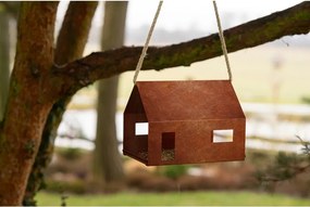 Casa Vtáčie kŕmidlo 30 x 21 x 23 cm, corten CORGARDEN 1040