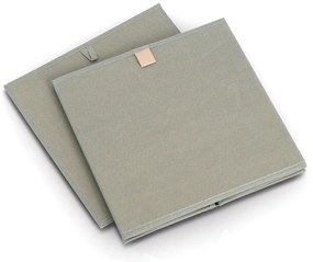 Úložný box, kocka, do štvorcových knižníc WOVEN 32x32x32, khaki