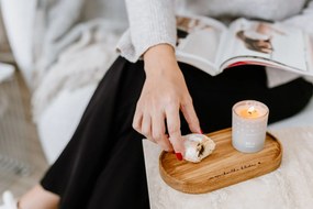 Bella Rose Dřevěný servírovací tácek Moje chvilka klidu – menší