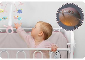 Ricokids Detský kolotoč s projektorom RK-813 ružový