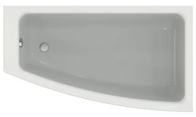 Ideal Standard i.life - Rohová vaňa pravá 1600x900 mm, s prepadom, biela T476901