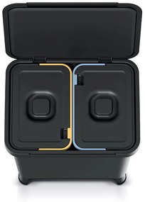 Odpadkový kôš na triedený odpad NKS30W2 20 l - čierna