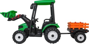 Ramiz MEGA Traktor D68 s prívesom zelený