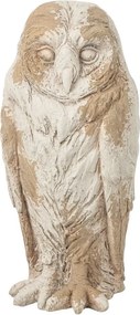 Béžová antik dekorácia socha pes Antiqou French - 40*26*56 cm