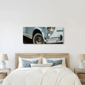 Obraz - Retro auto Fiat (120x50 cm)