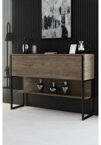 Komoda Luxe Walnut and Black