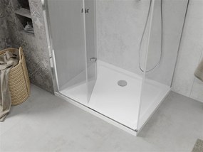 Mexen Lima sprchovací kút 100x90cm, 6mm sklo, chrómový profil - číre sklo + Slim sprchová vanička - 856-100-090-00-00-4010