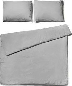 Bavlnené obliečky CALMORA svetlosivé Rozmer obliečky: 2 ks 70 x 90 cm | 160 x 220 cm