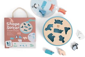 Drevené obrysové puzzle