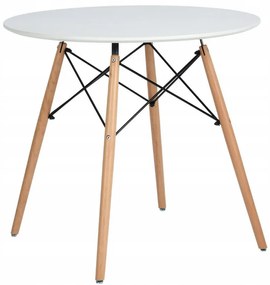 Bestent Jedálenský stôl 100cm Anello White
